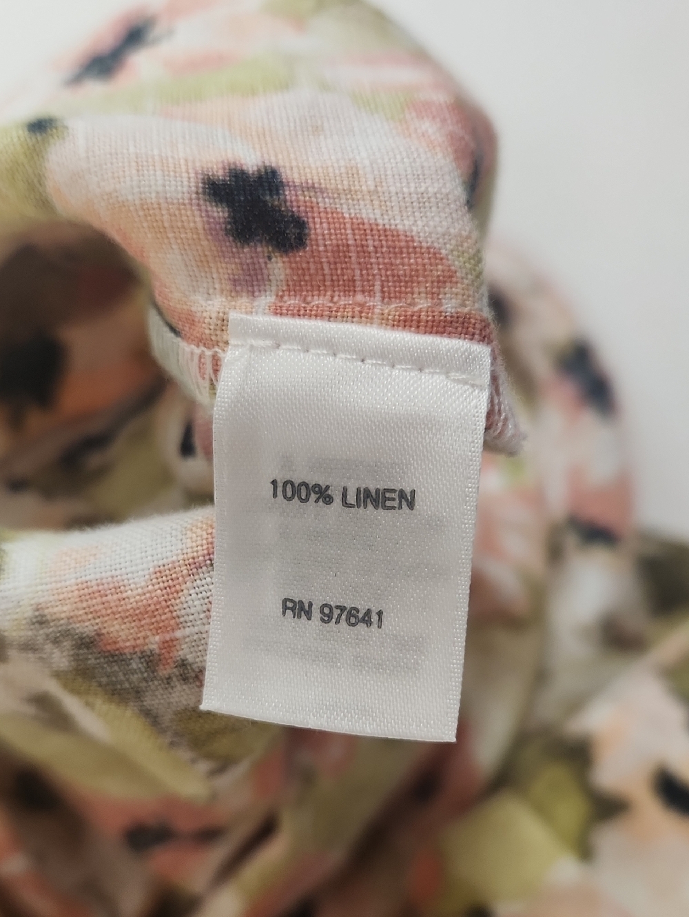 J. Jill Floral Linen Sleeveless Dress. Size S - Picture 7 of 11